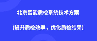 北京智能质检系统技术方案(提升质检效率，优化质检结果)